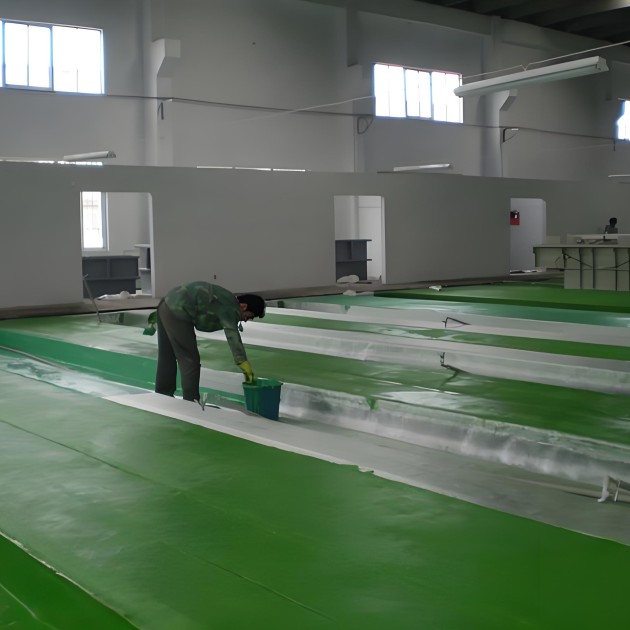 延边防腐蚀地坪,环氧玻纤地坪，玻纤工业地坪，环氧玻纤布地坪,乙烯基玻纤布地坪产品图1